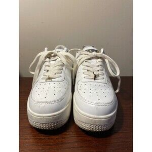 Windsor Smith Perforated Racerr White Platform Shoes Women's Size 6